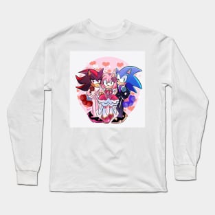 Shadow x amy x sonic Long Sleeve T-Shirt